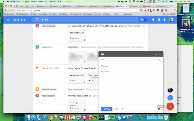 Inbox, nowa poczta