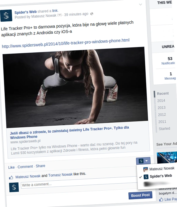 facebook fb spidersweb