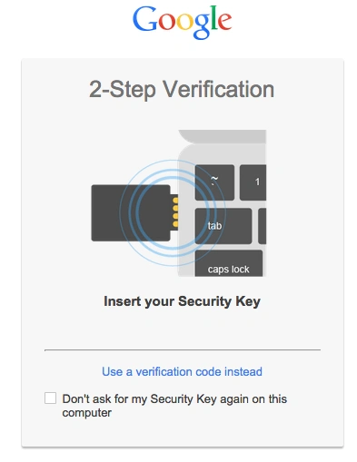 google security key