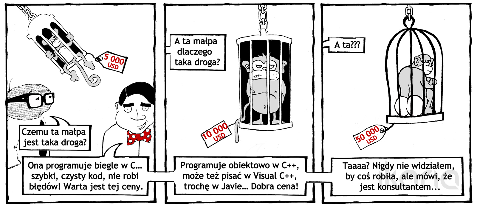 Komiks dnia #10: droga ta małpa&#8230;