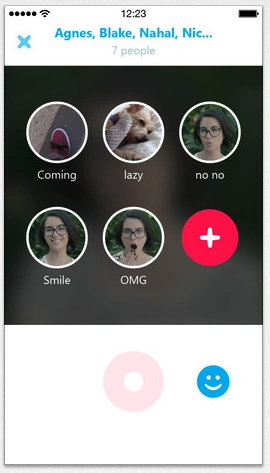 skype qik flip