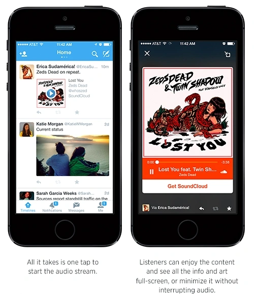 twitter audio