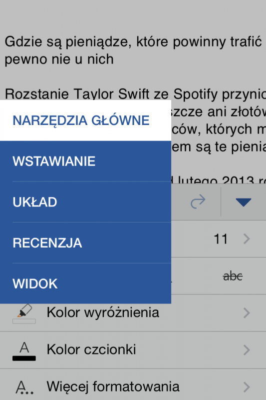 ms office word iphone