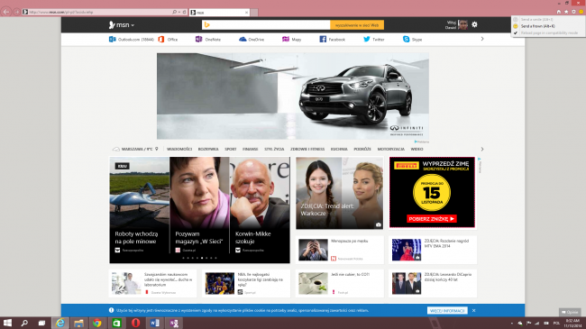 Windows 10 Build 9879 Internet Explorer