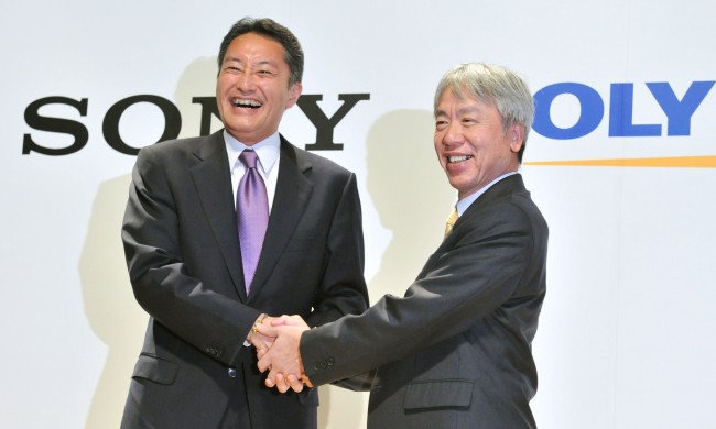 JAPAN-COMPANY-ELECTRONICS-SONY-OLYMPUS