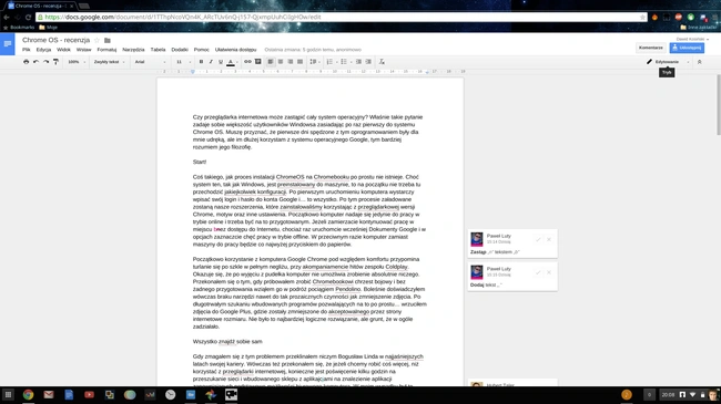 Chrome OS Recenzja 9
