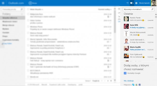 Tak, na dzień dzisiejszy, wygląda &quot;webowy Skype&quot;... class="wp-image-303223" 
