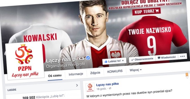 Laczy nas pilka FB