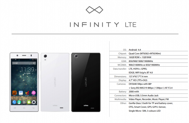 myPhone Infinity LTE