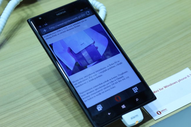 Opera Mini, explorer 