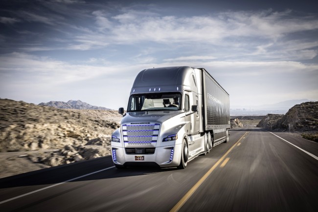 World Premiere Freightliner Inspiration Truck 