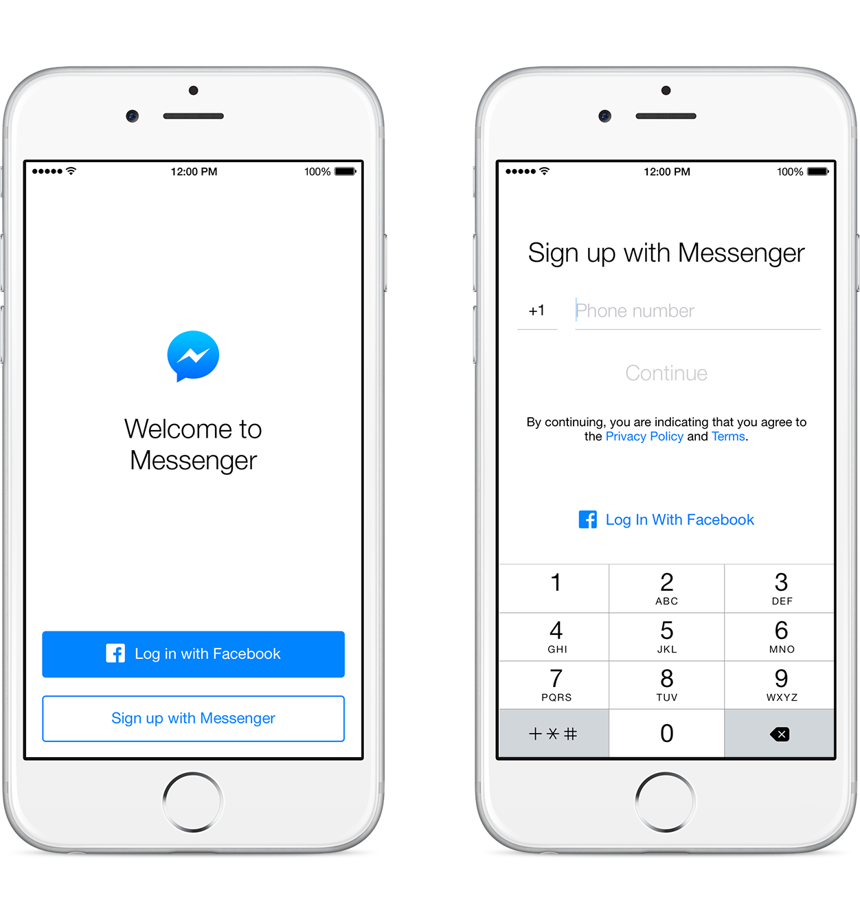 Messenger Sign Up iOS class="wp-image-390734" 