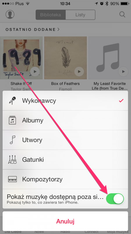 Apple Music, offline, 4 