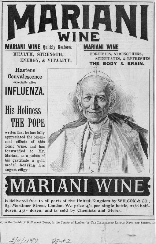 Vin Mariani POpe