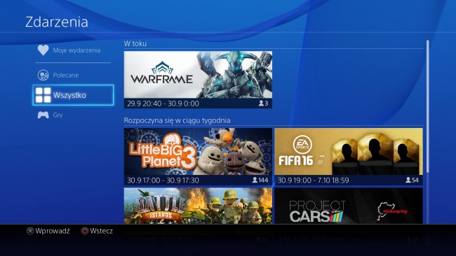 PlayStation 4 aktualizacja 3.0