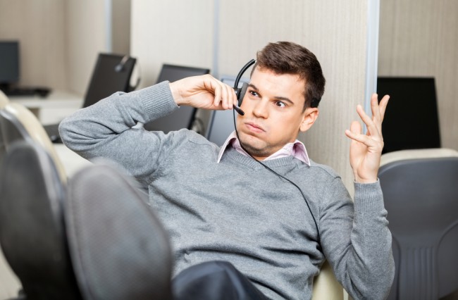 Call center pracownik
