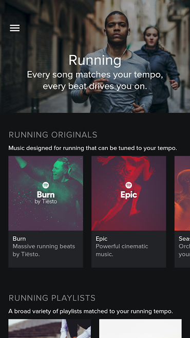 spotify running android
