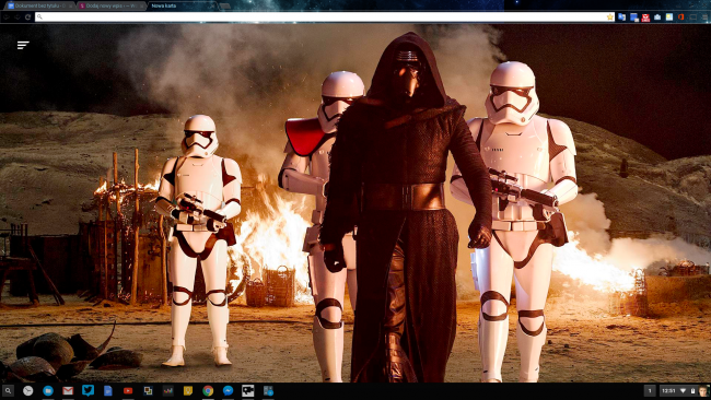 Gwiezdne Wojny Google Chrome 