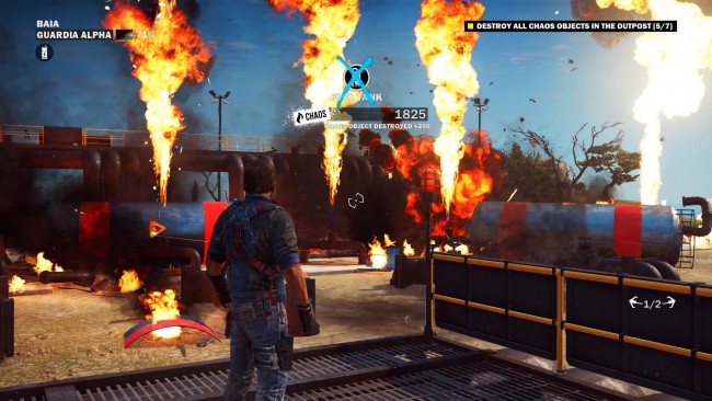 Just Cause 3 wybuchy