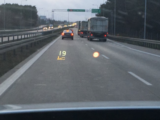 Volvo xc90, head-up display 2