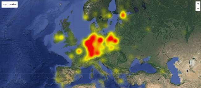 facebook mapa 