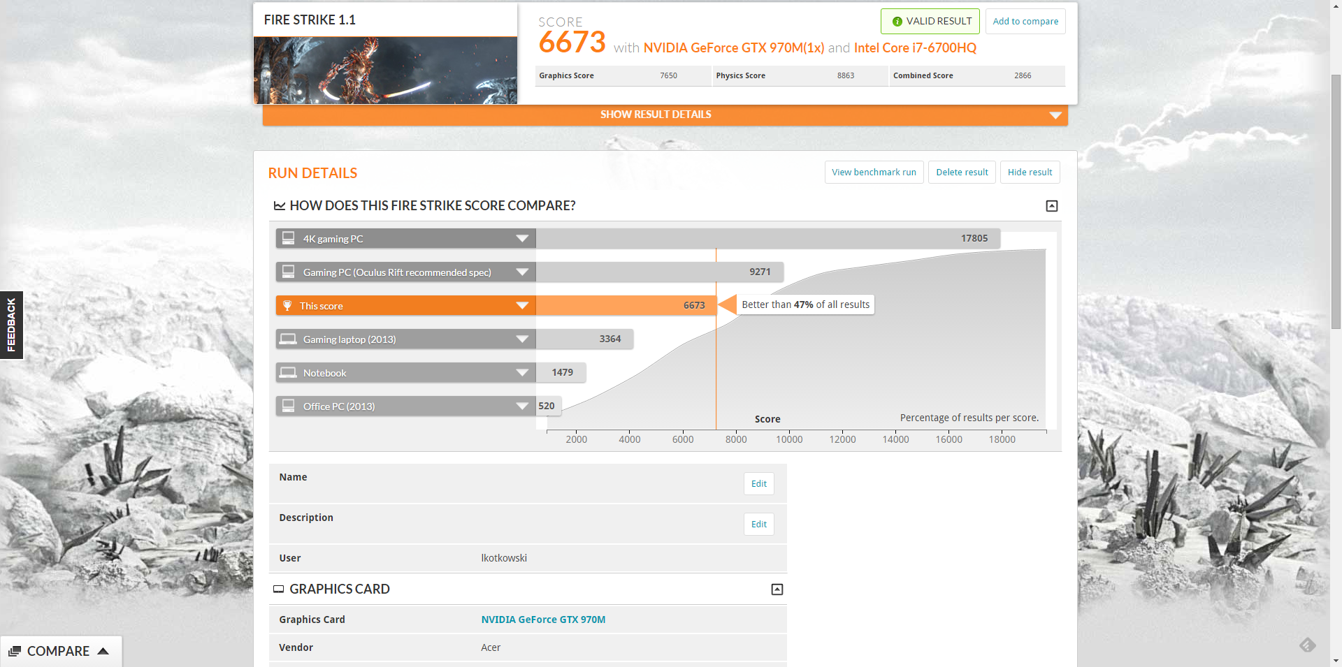 Acer Predator 17 osiąga bardzo dobre wyniki w benchmarkach. class="wp-image-470479" 