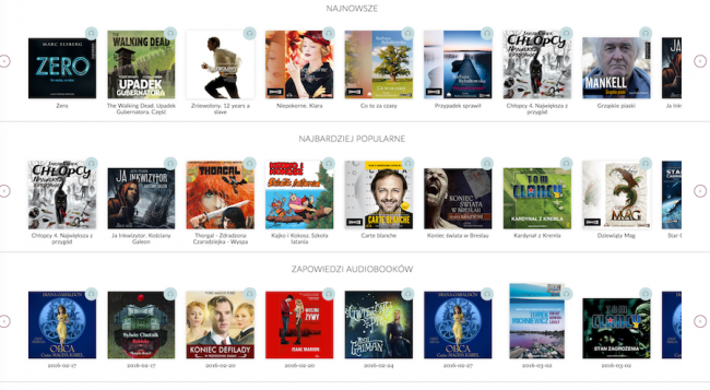 Storytel – katalog