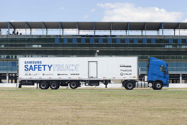 samsung safety truck