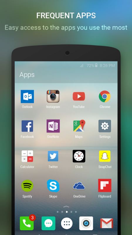 Microsoft opracował już nawet własny, autorski interfejs na Androida (Arrow) class="wp-image-480399" 