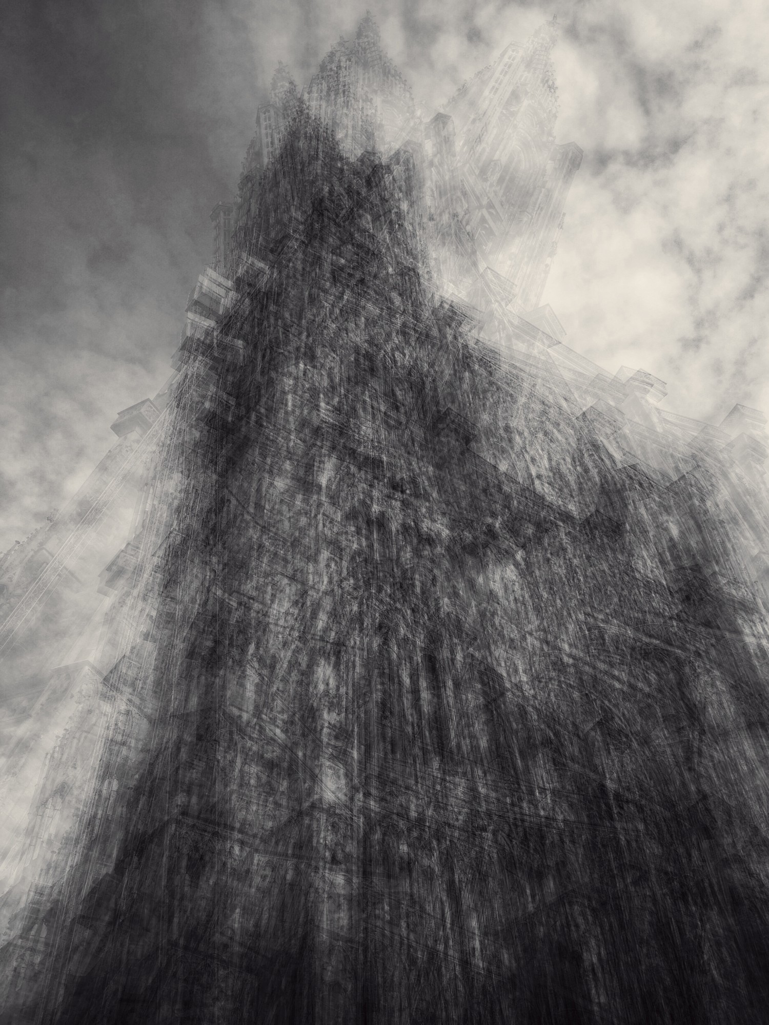 The image comes form the ongoing iPhone series of &quot;Modern Cathedrals&quot;, it was shot in September in Strasbourg and represents Cathedrale Notre Dame de Strasbourg. class="wp-image-480594" 