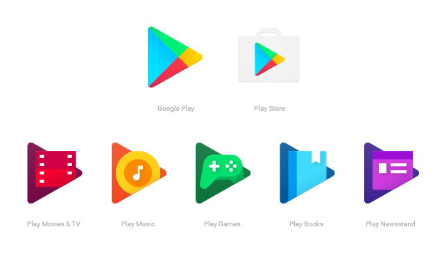 Ikony Google Play doczekały się poważnego przemodelowania. class="wp-image-489267" 