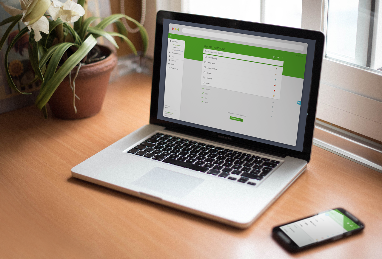 Listonic w Material Design