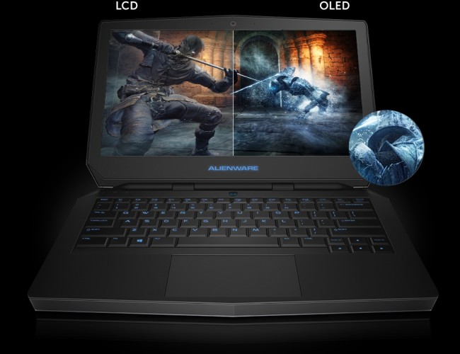 Alienware laptop OLED 