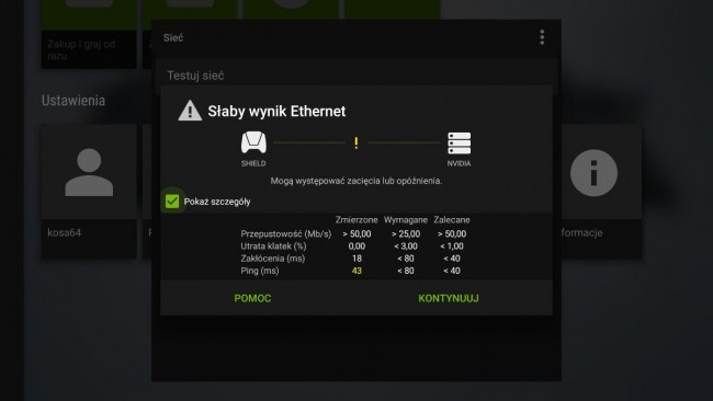 GeForce Now Network Test 