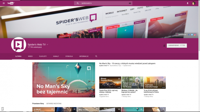 Nowy YouTube 1 