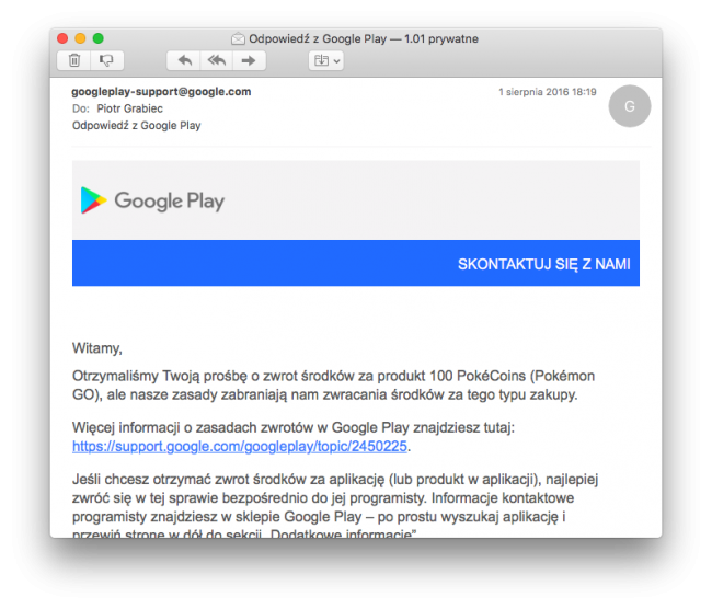 Zwrot pieniędzy w Pokemon GO class="wp-image-510828" 
