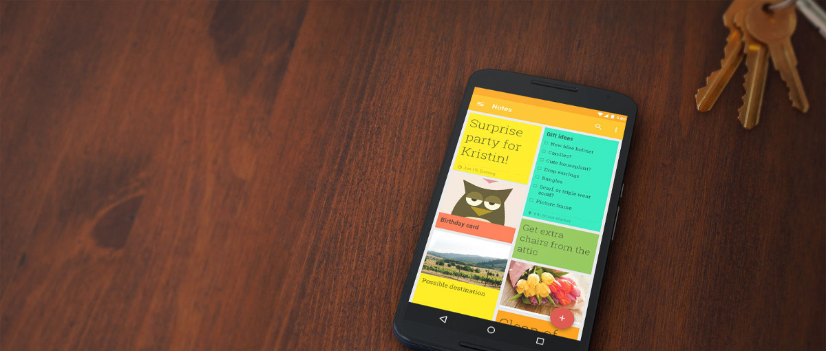 Google Keep w końcu może więcej. Teraz jest częścią GSuite