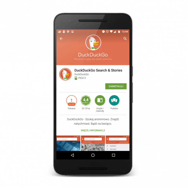 Aplikacja mobilna DuckDuckGo i wyszukiwarkę DuckDuckGo.com masz zawsze pod ręką. class="wp-image-524185" title="Aplikacja mobilna DuckDuckGo i wyszukiwarkę DuckDuckGo.com masz zawsze pod ręką." 