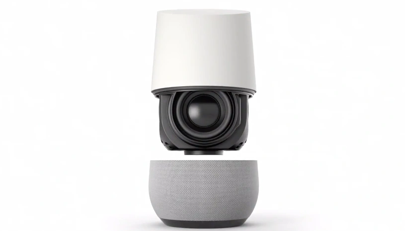 Głośnik Google Home. To w nim mieszka wirtualny asystent class="wp-image-520040"