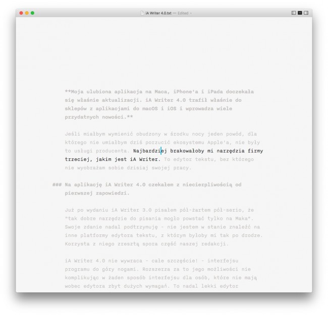 iA Writer 4.0 na macOS i iOS class="wp-image-529388" 
