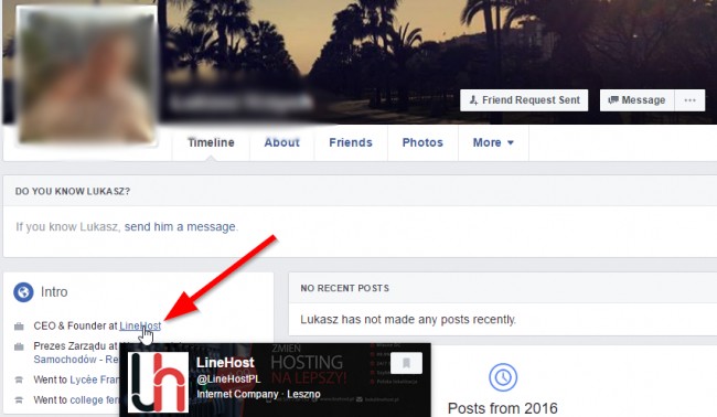 Zrzut ekranu z profilu Krzycha na Facebooku class="wp-image-528686" 