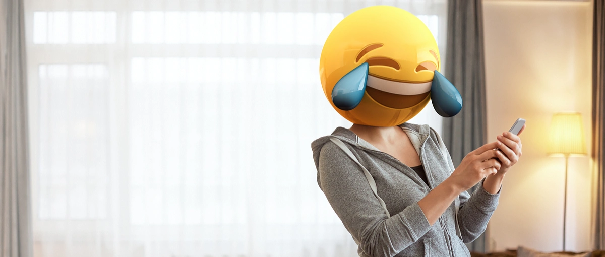 Emotki cofają nas do ery kamienia łupanego.