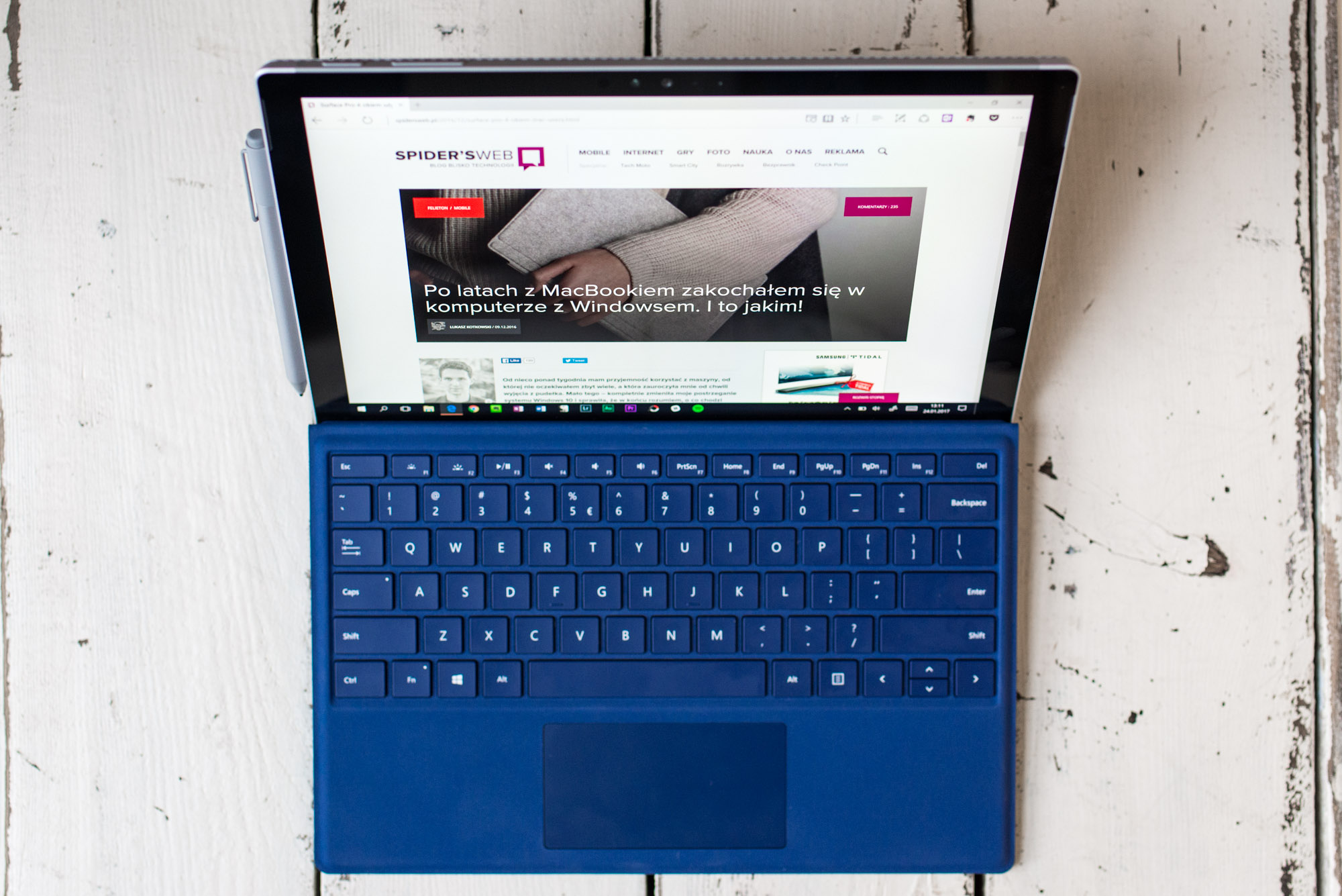 Surface Pro 4 to najlepszy laptop z Windowsem na rynku. 