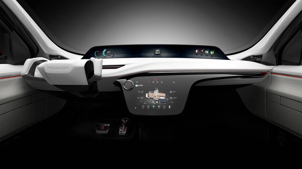 Chrysler Portal Concept high-mount display and instrument panel class="wp-image-536931" 