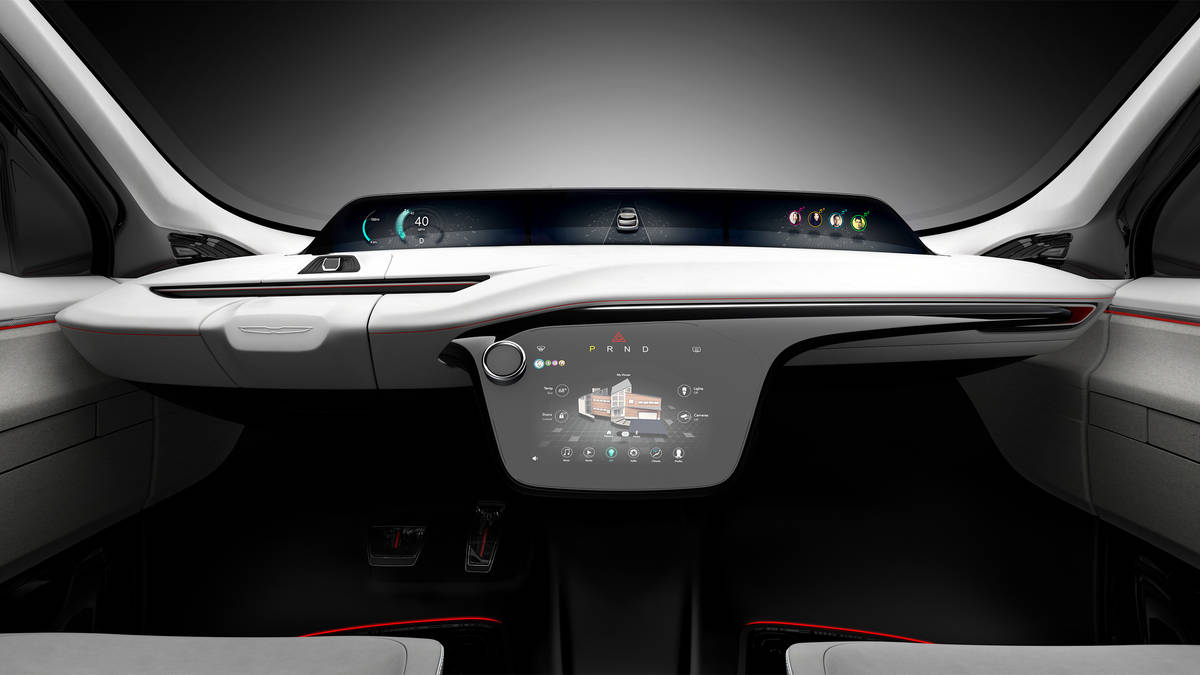 Chrysler Portal Concept high-mount display and instrument panel class="wp-image-536932" 
