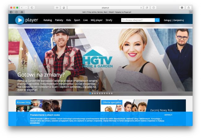 Co zamiast Kinoman.tv? Player.pl 