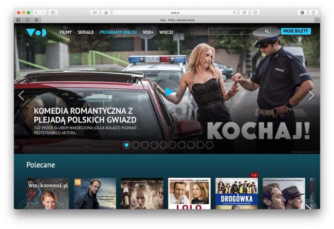 Co zamiast Kinoman.tv? Vod.pl od Onetu 