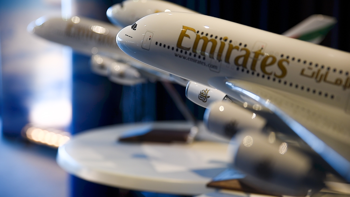 Airbus A380 linii Emirates na Lotnisku Chopina w Warszawie class="wp-image-544010" 