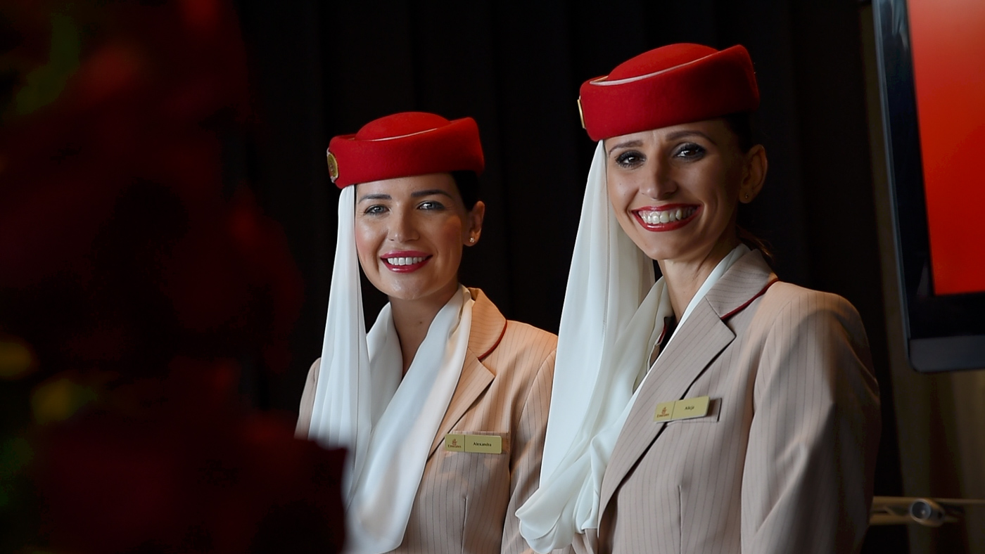 Airbus A380 linii Emirates na Lotnisku Chopina w Warszawie class="wp-image-544012" 