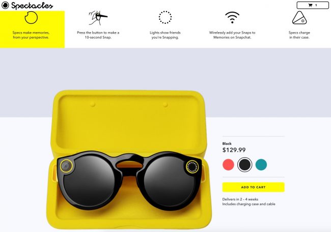 snap spectacles inteligentne okulary snapchat class="wp-image-545795" 